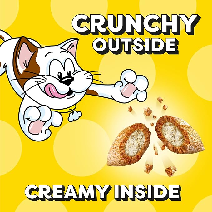 Temptations MixUps Catnip Fever Flavor Crunchy and Soft Cat Treats, 3 oz. Pouch (Pack of 12)