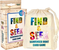 Hapinest Find and Seek Scavenger Hunt Card Game