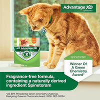 Advantage XD Small Cat Flea Prevention & Treatment For Cats 1.8-9lbs. | 2-Topical Doses, 2-Months of Protection Per Dose