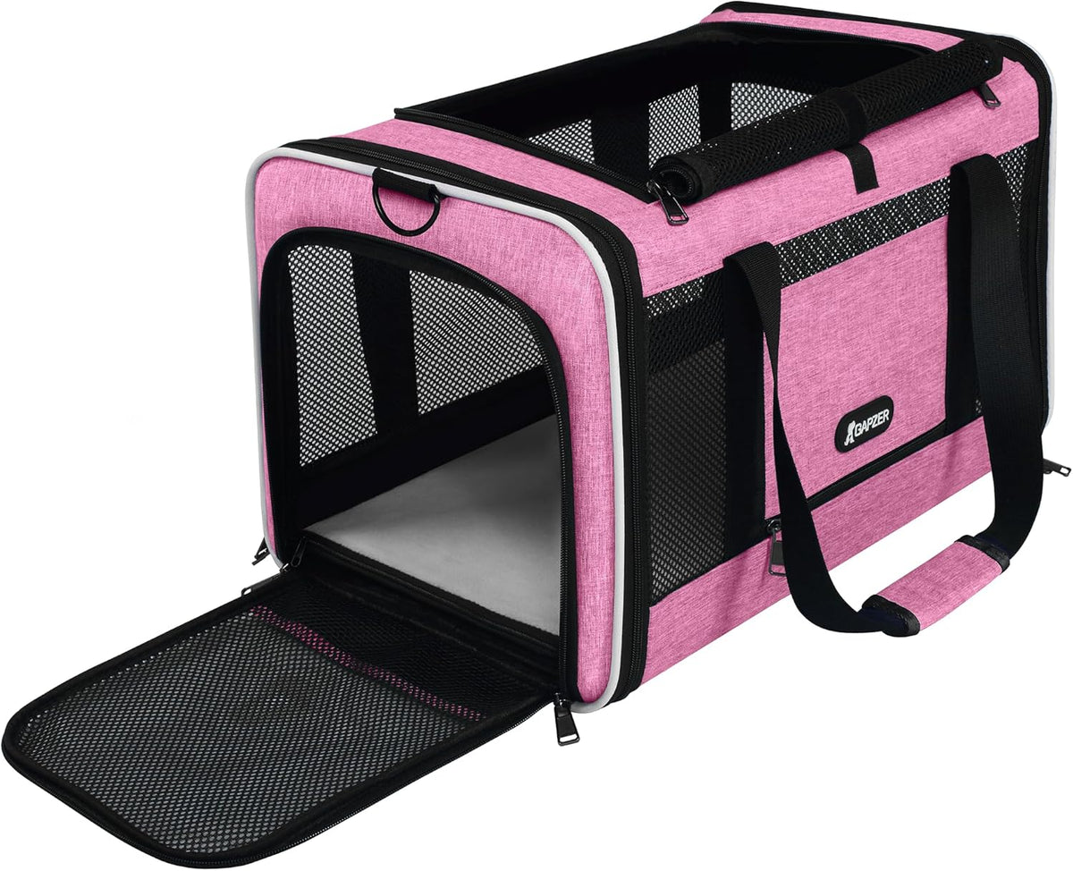 Cat Carrier 18x11x11 Top Load - Pink / 18.0"L x 11.0"W x 11.0"H
