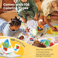 Mess Free Beeswax Crayons for Toddlers, Washable Jumbo Crayons - 12 Colors - image 4
