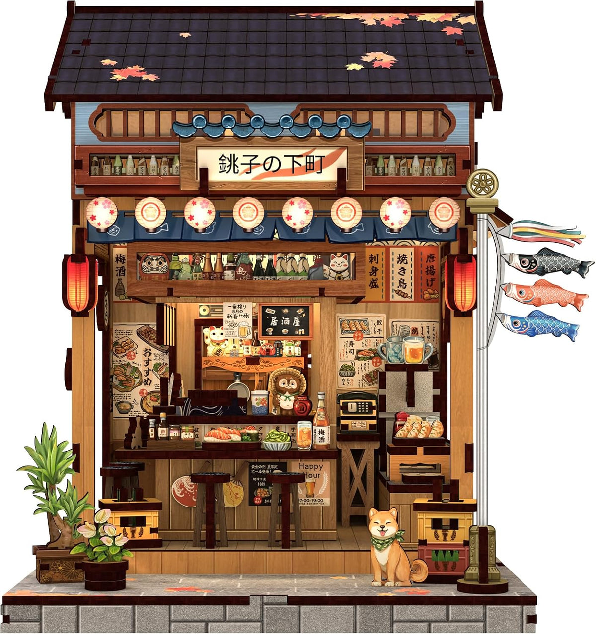Cutefun Book Nook Kit - DIY Miniature Dollhouse Kit for Adults and Teens – Fun for Kids & Family - Izakaya Shop