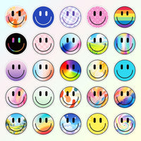 50PCS Smile Face Stickers Cute Water Bottle Stickers for Kids – Fun for Kids & Family - 100pcs Smile Stickers - image 2