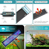 hygger Auto On Off LED Aquarium Light - 18W (for 18-24 inch tank) - image 4