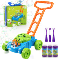 Lydaz Bubble Lawn Mower for Toddlers 1-3 - Green、orange