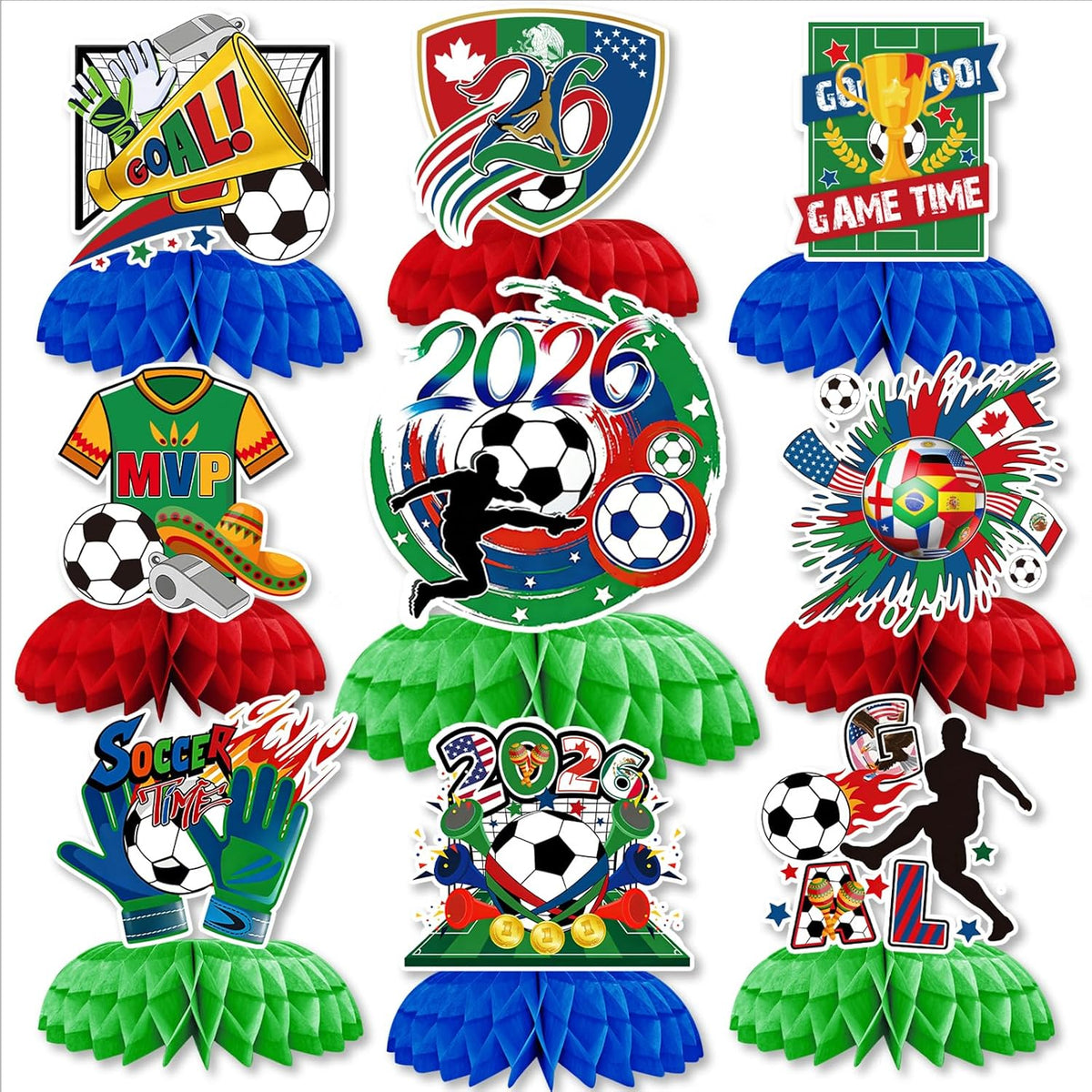 Halloween Table Decorations - Soccer