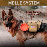 Forestpaw Tactical Dog Harness for Medium Dogs, Service Dog Vest - S:Chest 17-25",Fit 20-35lbs / Brown - image 4