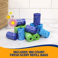 Arm and Hammer Easy Tear Dog and Cat Waste Bags - Assorted / 180 Count (Pack of 2) - image 2
