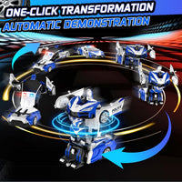 Spider Remote Control Car with Police Light - Blue - image 3