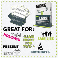 More or Less Card Game, Board Games for Adults & Teens, Age 12+ - image 4