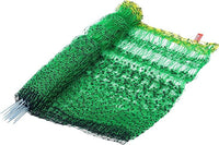 VEVOR Electric Poultry Netting, 48" H x 168' L, PE Net Fencing Kit with Posts & Double-Spiked Stakes, Utility Portable Mesh for Chickens, Ducks, Geese, Rabbits, Used in Backyards, Farms, and Ranches