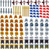 Miutrue Medieval Knight Weapons Pack Accessories Set Building Block - image 3