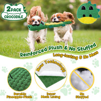 XIUGOAL Tough Dog Toys for Chewers - 2-Crocodile - image 2