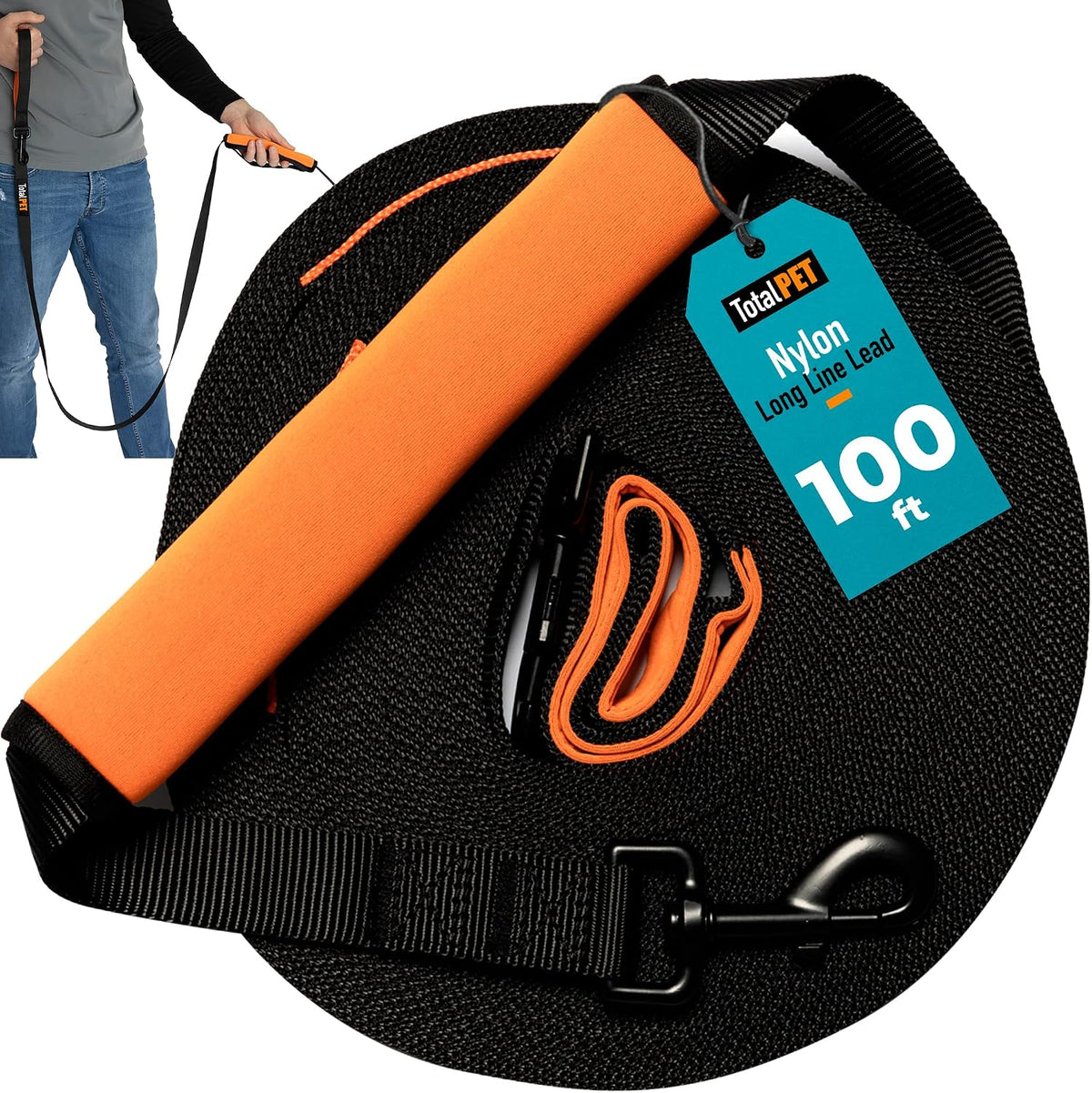 100ft Long Leash for Dogs - 100ft