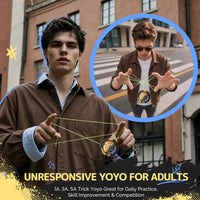 MAGICYOYO N11 Metal Yoyo Professional Responsive & Unresponsive Trick - Black golden - image 3