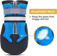 Dimicoo Breathable Dog Boots for Medium Large Dogs - Blue / S (Insole Width 2")for 25~30lb - image 2
