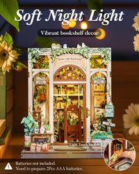 Cutefun Book Nook Kit, Bach Strings Musical Instrument Store - Green Life Bookshop - image 2