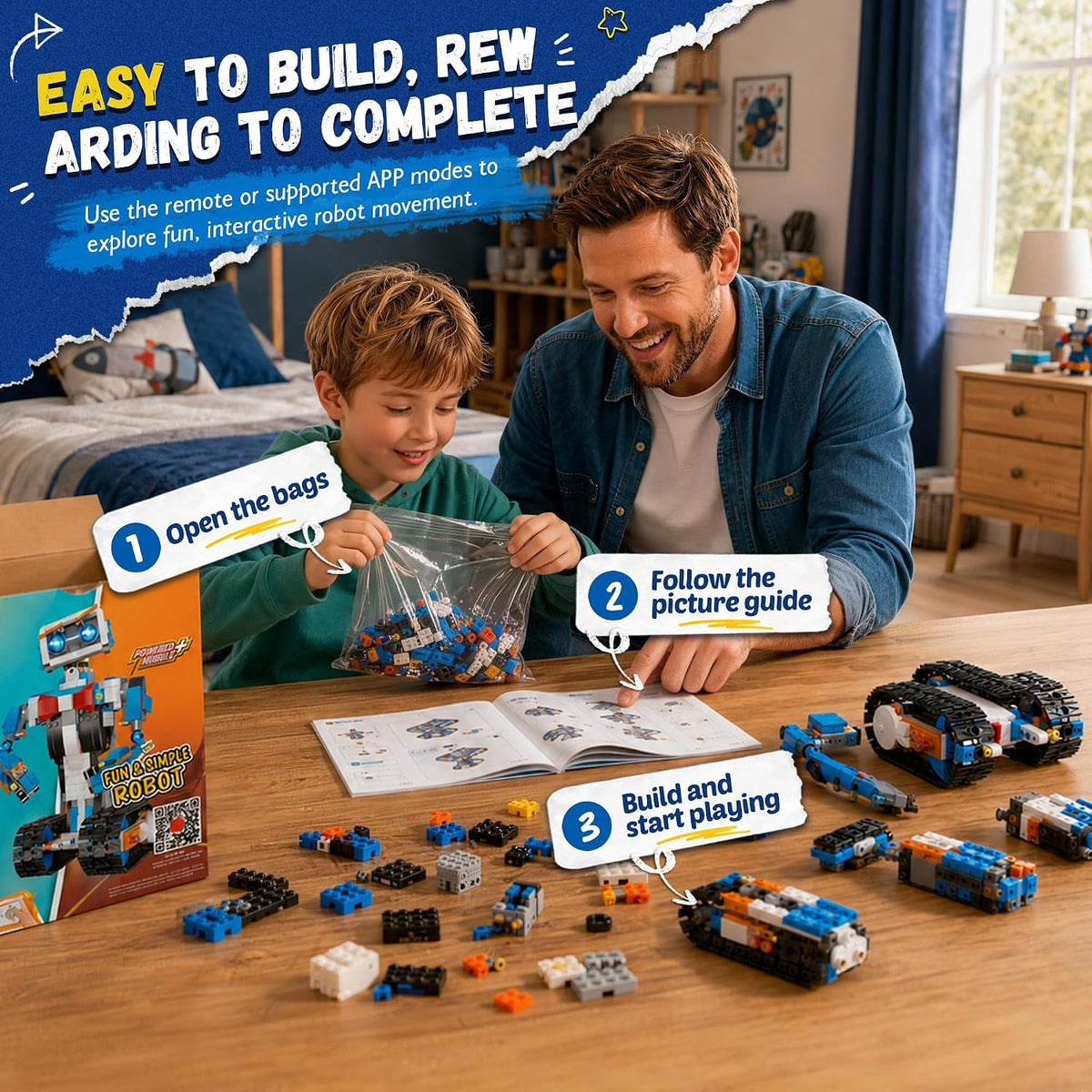 okk Robot Building Kit for Kids Ages 6-12 - image 3