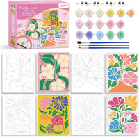 goldentime 3 Pack Kids Paint by Numbers Kit - Modern floval