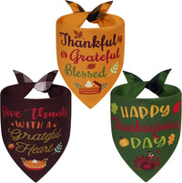 Fall Dog Bandanas Large 3PCS - 26-O G Wr / Large