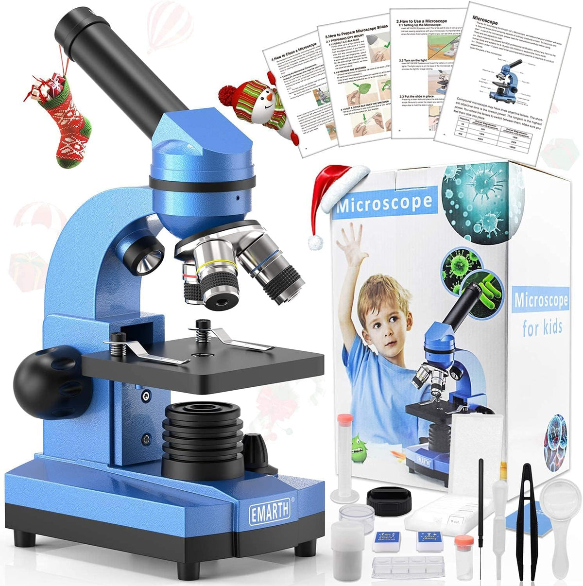 Microscope for Kids Beginners Children Student, 40X - image 4
