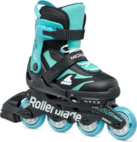Rollerblade Microblade adjustable kids inline skate in black and red