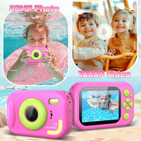 Usteetic pink waterproof kids camera with IP68 rating and lanyard - view 7
