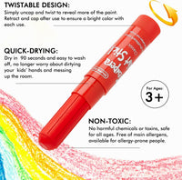 Tempera Paint Sticks, 15 Colors Solid Tempera Paint for Kids - Multi - image 3
