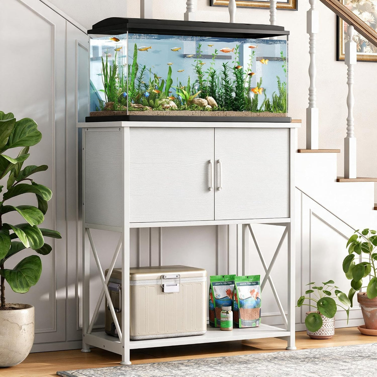 5-10 Gallon Fish Tank Stand - White / 20-29 Gallon - image 4