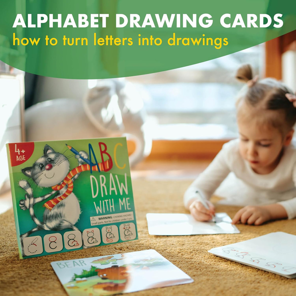 Learn to Draw ABC Letters: Crafts & Art Supplies for Kids Ages 3-6 - Medium - image 4