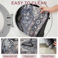 Cat Litter Mat, 20" x 28" Litter Trapping Mat, Waterproof – Daily Care for Cats - Classic Retro / 20x28 Inch (Pack of 1) - image 4