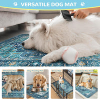 Lahome Botanical Washable Reusable Pee Pads for Dogs, 36x48 - Blue / 3FT x 3FT (Pack of 2) - image 4