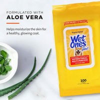 Wet Ones for Pets Antibacterial Dog Wipes - Tropical Splash / 100 Count (Pack of 3) - image 3