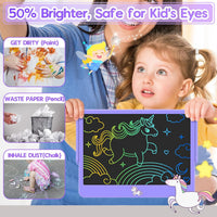 Hockvill LCD Writing Tablet for Kids 8.8 Inch - 11"W x 8.2"H / Purple - image 2