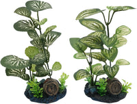 M2cbridge Artificial Fish Tank Plants Aquarium Plant Aquatic Water - 2pcs Grasses