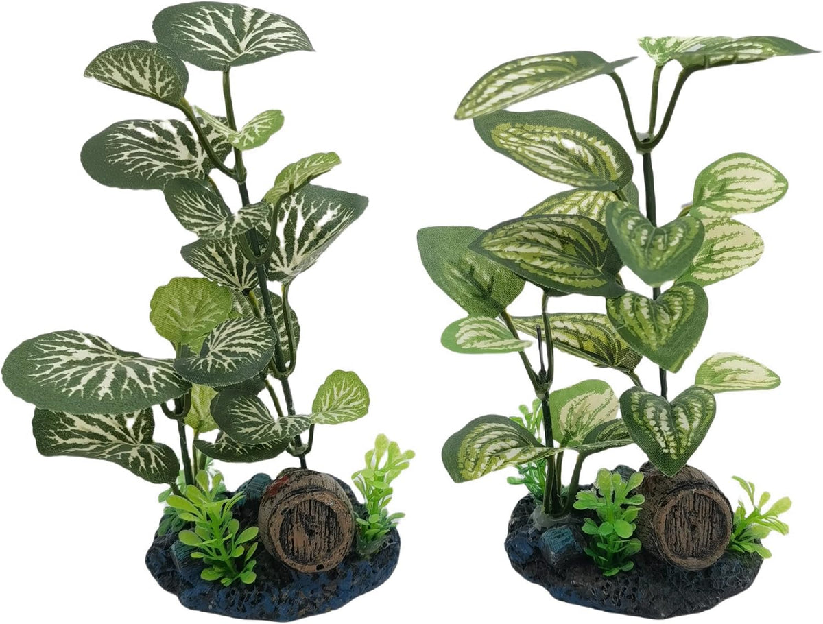 M2cbridge Artificial Fish Tank Plants Aquarium Plant Aquatic Water - 2pcs Grasses
