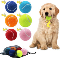 Magicorange Dog Tennis Balls - Multi-colored / 6 Pack