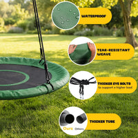 Trekassy 40" Saucer Tree Swing - Dark Green - image 4