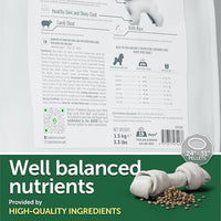 Nature's Protection Superior Care White Dogs Rice Based Dry Dog Food - High Protein, Tear Stain Dog Food for Small & Mini Breeds Light Coated Adult Dogs, Fresh Pet Meal, Lamb and Rice, 22 lb