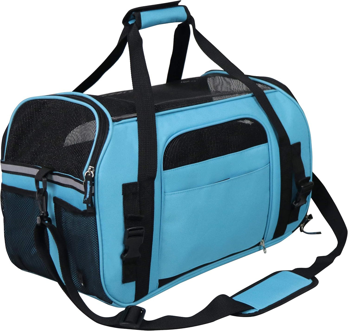 EliteField Soft-Sided Pet Carrier for Cats & Small Dogs – Essentials for Dogs - 17.0"L x 9.0"W x 12.0"H / Sky Blue - image 4