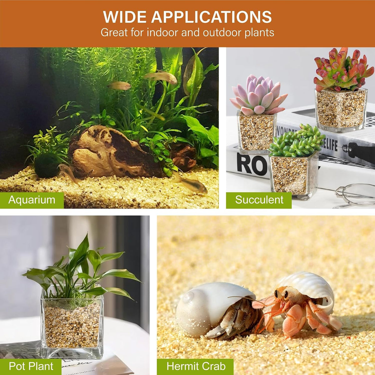 NUPICK 1-2mm Coarse Sand for Plants - 3-5mm / 12lb - image 3