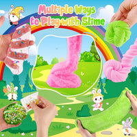 6 Pack Halloween Slime Kit, Cloud Butter Slime for Girls Boys – Fun for Kids & Family - Bunny - image 3