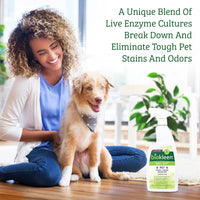 Biokleen Bac-Out Pet Urine Odor Eliminator, Enzymatic, Natural - 2 Pack + Towel - image 3