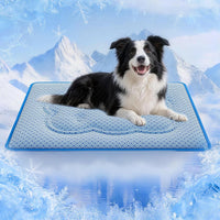 Dog Cooling Mat, Thick Cooling Mat for Extra Large Dogs with PCM & Thermochromic Tech, Dual-Sided - Large