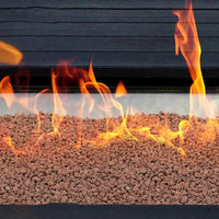 Mr. Fireglass 10 Pounds Red Natural Lava Rock for Indoor Outdoor Gas Fire Pits Fireplaces | Volcanic Lava Stones for Decorating Garden Landscaping, Potted Plants, 0.2"-0.3"
