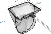 Aquarium Fish Net with Extendable Stainless Steel Long Handle Fine - Medium - image 4
