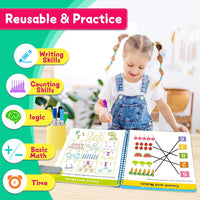 Preschool Kindergarten Workbook, Letter Number Tracing, Ages 3-6 – Fun for Kids & Family - I Can Count - image 2