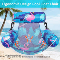 Inflatable Pool Floats Chair - Blue - image 3