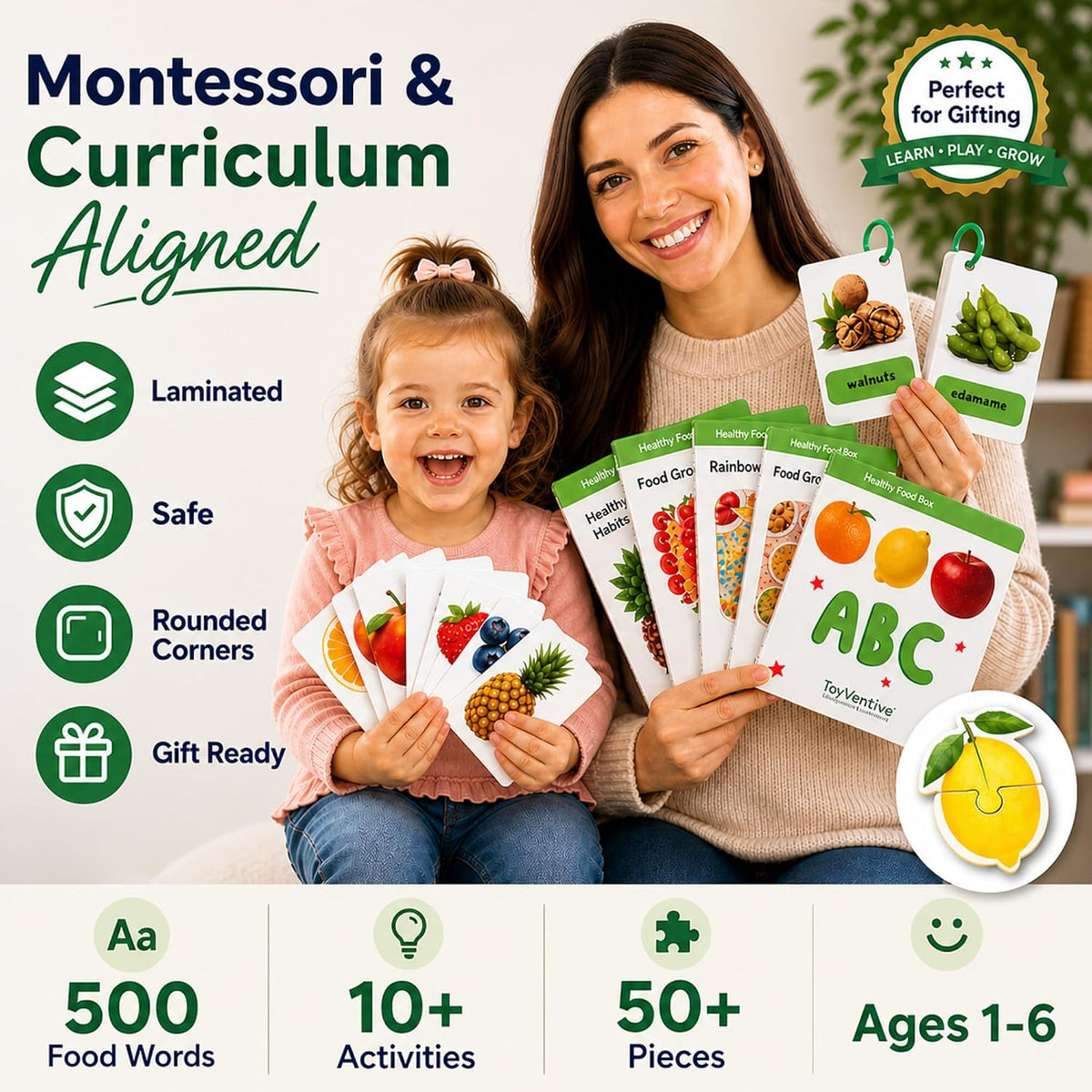 TOYVENTIVE learning toys set for 2 year olds with books, puzzles and matching games - view 11
