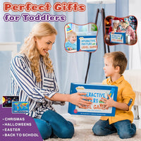 Qiaojoy Bilingual Interactive World Map for Kids Learning Educational - World Map& Space Poster - image 4